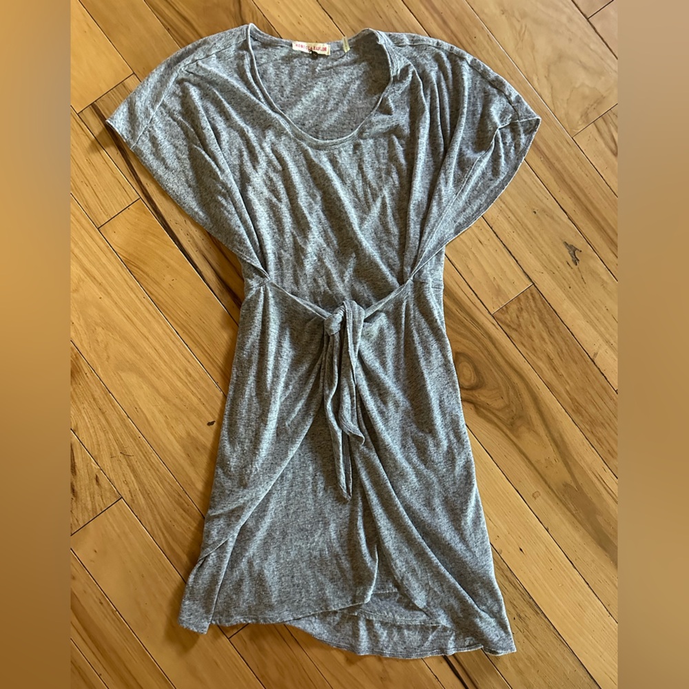Rebecca Taylor Jersey Knit Gray Mini Dress